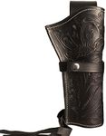 Hulara Leather Western Gun Holster Heritage Rough Rider .Colt SAA Ruger Wrangler Single Six Vaquero Uberti Cattleman Cowboy Holsters for 4.75" and 5.5" Barrel Revolvers Heritage Holster