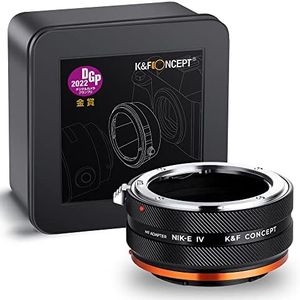 K&F Concept Lens Mount Adapter NIK-NEX IV Manual Focus Compatible with Nikon F Lens and Sony E Mount Camera Body