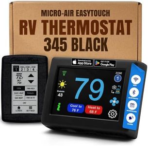 MICRO-AIR EasyTouch Digital RV Thermostat Replacement, 345 Black