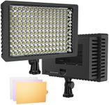 Lightdow LD-160 Ultra High Power Dimmable 160 LED Bulb Video Light for Canon Nikon Sony DSLR Camera