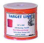 Weaver Leather Target Throw Line, Orange/Yellow, 3.175mm