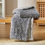 Bedsure Sherpa Fleece Throw Blanket