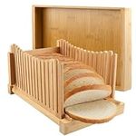 Bamboo Bread Slicer with 3 Adjustab