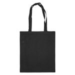 IMFAA Pack of 10 Premium Quality Long Lasting 100% Cotton Canvas Tote Reusable Shopping Bags Ideal for Printing and Embroidery (Black,Medium 40x36x60)