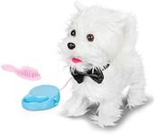 Tobar Animigos Walking Westie Electronic Dog Soft Toy, for ages 3 years +