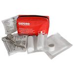 Oxford Products Essential Underseat First Aid Kit - Motorbike/Scooter/Cycle/Bike, Red