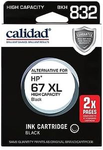 Calidad Alternative Ink Cartridge for HP 67 XL, Black