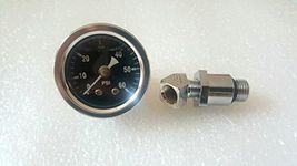 60 PSI Oil Pressure Gauge with Adap