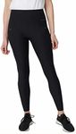 Eddie Bauer Womens Midweight High Rise Trail Tight Leggings, Black, X-Large