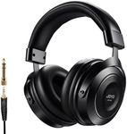 JOYO Studio Monitor Headphones Wired Professional Semi-Open Headphone for Guitar Piano Podcast Recording,Mixing,Live Streaming 3 Meter Cable (JMH-03)