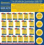 AIBE Bare Acts Combo without Notes 2023 EDITION- as per Bar Council of India Guidelines set of 22 Bare Acts covering 50 Acts COMPLETE SYLLABUS - LATEST 2023 EDITION Paperback – 1 January 2023