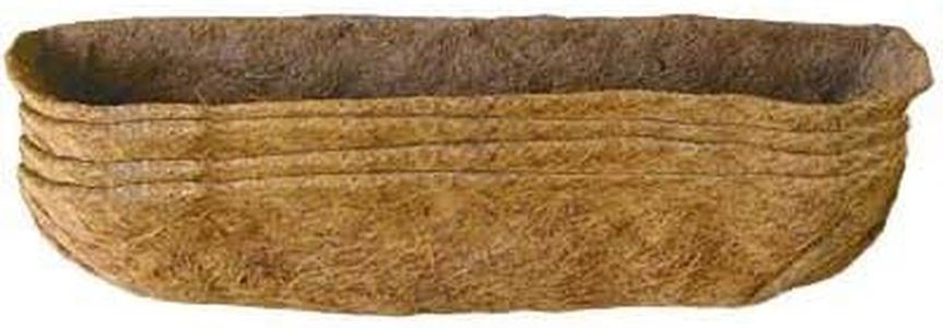 World Source Partners Four Pack of Gardman Shaped Coco Trough Liners, 48" L