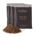 Hotel Chocolat Milky 50% Hot Chocolate Sachets - Luxury Chocolate Flakes - Pack of 20 Single-Serve Sachets, 700g - Made To Pair With The Velvetiser - Serve Hot or Iced