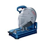 Bosch GCO 14-24 Heavy Duty Corded Electric Metal Cut Off Saw (14" Chop Saw), 2,400W, 355 mm Cutting Dia., 3,800 rpm, 17 kg + 1 Bosch cutting disc, Expert for Metal, 355 x 25.4 mm, 1 Year Warranty