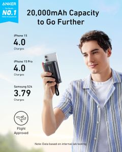 Anker Zolo Power Bank 20000mAh – High-Capacity Portable Charger