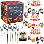 Paladone Harry Potter Advent Calendar Cube with 24 Gifts, Christmas Countdown