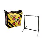 Morrell Yellow Jacket YJ-425 Outdoor Adult Field Point Archery Bag Target with HME Products Archery Range Practice Shooting 30 Inch Bag Target Stand