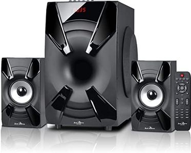 Jack Martin JM 090 | Multimedia Bluetooth Home Theatre Audio Speaker | 6.5" Bass Woofer | SD Card, USB, AUX, FM & Remote Control (2.1 Channel, 80W RMS)