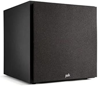 Polk Audio MXT12 High-Performance 100W Powered Subwoofer | Black