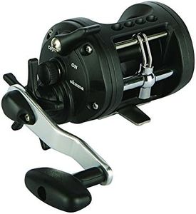 Okuma CLX-200La Classic Levelwind Star Drag Casting Reel, 200 Reel Size, 4.1: Gear Ratio, 23" Retrieve Rate, 12 lb Max Drag, Ambidextrous, Black