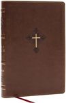 RSV2CE, Thinline Large Print Catholic Bible, Brown Leathersoft, Comfort Print