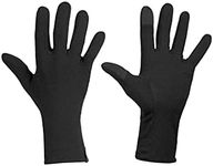 Icebreaker Unisex Merino Wool Tech Glove Liners - 260 Midweight Fabric - Black, M