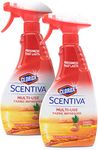 Clorox Scentiva Multi-Use Fabric Refresher Spray in Hawaiian Sunshine, 16.9 Ounces Fabric Freshener for Closets, Upholstery, Curtains, and Carpets (Pack of 2)