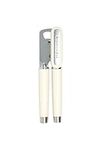 KitchenAid - Gourmet Can Opener, Stainless Steel Manual Can Opener with Built-in Bottle Opener (Almond Cream)