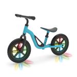 Chillafish Charlie Glow Baby Balance Bike for Ages 1-2, Lightweight Frame, Toddler Bicycle with Glowing Wheels & No-Puncture Tires, Adjustable Seat