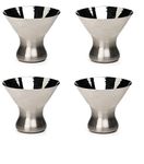 rsvp Endurance 18/8 Stainless Steel Martini Glasses 8oz (227ml) Stemless Set of 4