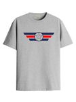 ADRO Tshirt for Men | Printed T shirt for men | 100% Cotton T-shirt |Printed T shirt | T-shirts | RN24-CAP-GR-2XL Grey