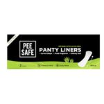 Pee Safe Panty Liners For Women Daily Use with Aloe Vera - 2 Liners | 185mm Long (Large Size) | Curvy Design For Extra Comfort | Cottony-Soft Surface| Keeps You Dry & Fresh All Day Long