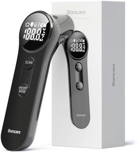 Boncare Thermometer for Adults, Kids, Accurate Digital Forehead Thermometer, Medical Grade FSA-HSA Eligible Touchless Infrared Ear Thermometer, Fever Alarm & Silent Mode, 1s Instant Results
