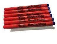 Berol Handwriting Pen Stick Dark Blue S0879260,Pack of 6