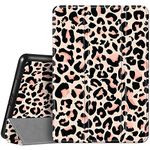 Hi Space for iPad 9th 8th 7th Generation Case for iPad 10.2 Case with Pencil Holder 2021 2020 2019, Leopard Print Cheetah Protective Shockproof Cover Auto Sleep Wake for A2270 A2428 A2429 A2197