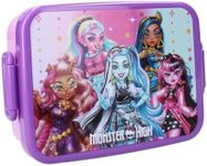 My sweety pop - Lunch Box - Monster High - for Children - Crib - Nursery - School - Holiday - Meal - 16 cm - for Girls - Purple/Pink - Gift Idea