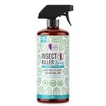 Insect Killer Spray 200ml - Applicable to multiple Surfaces, Natural Indoor & Outdoor Use, Effective on Flying and Crawling Insects, Plant-Based Formula | Targets Ants, Fleas, Flies & More