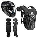 CHAMPRO Optimus MVP Plus Catcher’s Box Set Kit with NOCSAE Standard Certified Headgear and Chest Protector