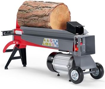 VEVOR Electric Log Splitter, 6.5T Force, 3400 RPM Log Splitter with 1.75 HP Powerful Motor for 20.5 x 9.8 Logs, Secure & Smokeless Splitter with 5.7 in Transport Wheels, Fit for Gardening & Forestry