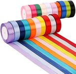Tosnail 20 Rolls 1 Inch Satin Ribbo