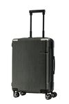 Samsonite Overnight Trolley Bag Suitcase 55 Cm Polycarbonate Hard 4 Spinner (Brushed Black)