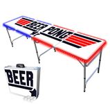 8-Foot Professional Beer Pong Table w/LED Glow Lights - Top Pong Edition