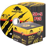 Cut Off Wheels 4-1/2 inch, PRETEC 55Pack Metal Cutting Wheel,Thin 4.5” Metal & Stainless Steel Fast Cutting Discs for Angle Grinder - 7/8" Arbor Hole