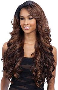 FreeTress Equal Lace Deep Invisible "L" Part Lace Front Wig - KARISSA (2 Dark Brown)