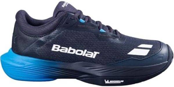 Babolat Men's SFX 4 Pickleball Shoes, Black/Blue, 10