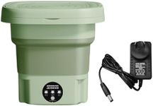 MAX COOL 8L Portable Washing Machine Foldable Washer Deep Cleaning Perfect for Office, Camping, Traveling (8L-Green)