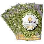 Greenbrrew Organic Unroasted Green Coffee Crushed Beans for Weight Loss (Pack Of 4, 4 X 200G)