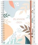 Diary 2025, A5 Weekly/Monthly Planner with Monthly Tabs, 2025 Planner from Jan 2025 to Dec 2025, Twin-Wire Binding,Easy to Organize Your Daily Life,14.8×21cm, Planner 2025 Week to View, 2025 Diary