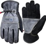 WZQH Leather Work Gloves for Men or