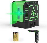 YOKADOMO® self Leveling Mode Cross line Level Laser, Green Beam, 360° Magnetic Base with 2AA Batteries